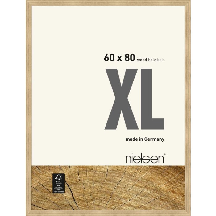Деревянная рамка Nielsen XL 60x80 см натуральный дуб