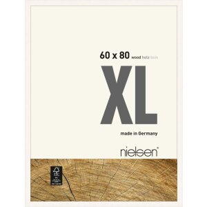 Деревянная рамка Nielsen XL 60x80 см белая непрозрачная