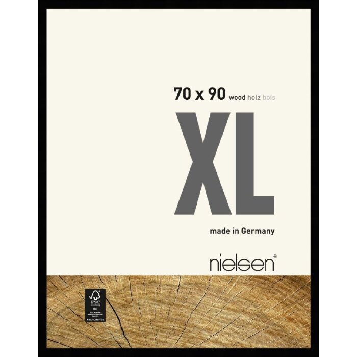 Деревянная рамка Nielsen XL 70x90 см черная