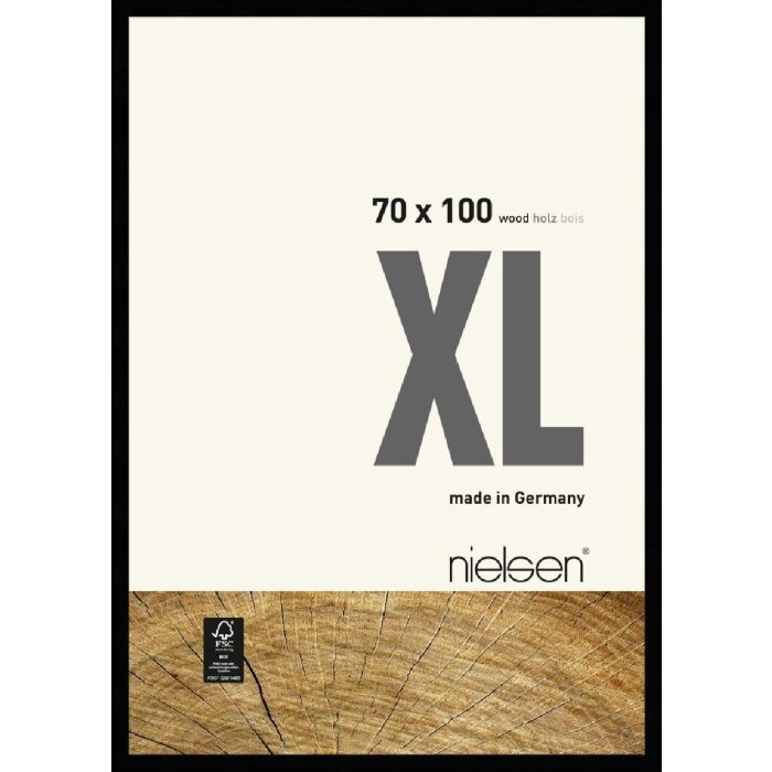 Деревянная рамка Nielsen XL 70x100 см черная