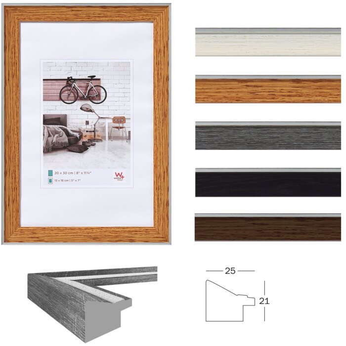 Фоторамка Богема внешний край серебро