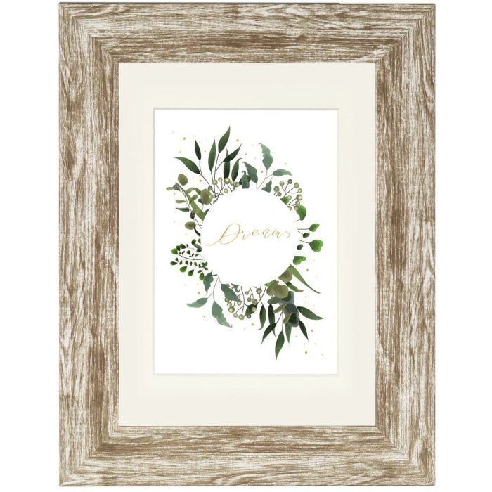 Kunststoffrahmen Chalet, Braun, 10 x 15 cm