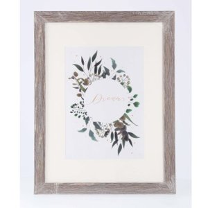 Kunststoffrahmen Chalet, Braun-Grau, 30 x 40 cm