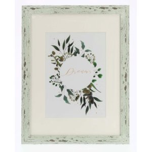 Hama Kunststoffrahmen Chalet Pastell-Mint 30x40 cm mit Passepartout 20x28 cm