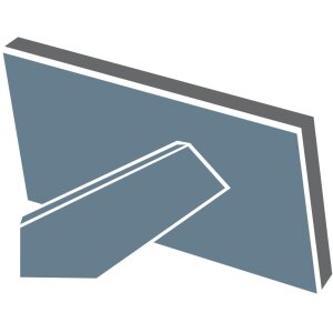 Пластиковая рамка Chalet, тауп, 30 x 40 см