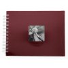 Hama Spiralalbum Fine Art bordeaux 24x17 cm 50 weiße Seiten