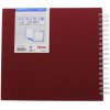 Hama Spiralalbum Fine Art Bordeaux 28x24 cm 50 weiße Seiten
