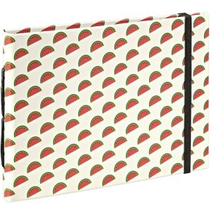 Hama Fotoalbum Buchalbum Melons 18x13 cm 20 Seiten braun...