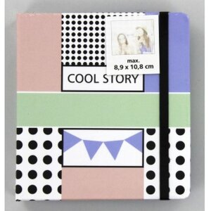 Альбом для вставки «Cool Story» — 28 кармашков, 11,7x12,7 см