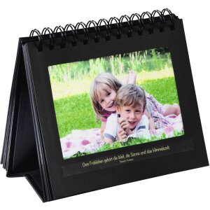 Подставка для книг на спирали для 12 фотографий размером до 11x15 см, с изречениями, Sw