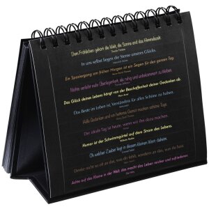 Подставка для книг на спирали для 12 фотографий размером до 11x15 см, с изречениями, Sw