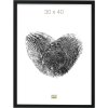 Deknudt S43AK Holzrahmen Schwarz Weiß 9x13 bis 40x50 cm mit/ohne Passepartout