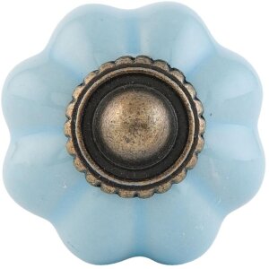 Мебельная ручка в форме цветка 3 см - различные дизайны