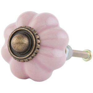 Мебельная ручка в форме цветка 3 см - различные дизайны