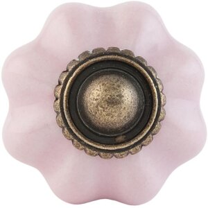 Мебельная ручка в форме цветка 3 см - различные дизайны