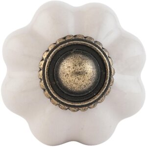 Мебельная ручка в форме цветка 3 см - различные дизайны