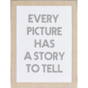 Henzo Bilderrahmen Silverline 10x15 cm bis 40x50 cm Silber Kunststoff Glas