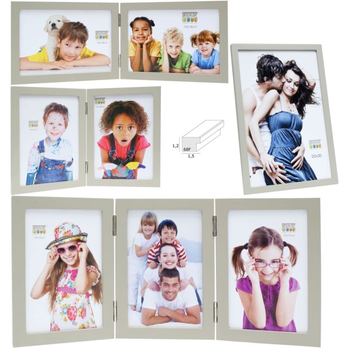 Рамка для фотографий серое дерево S68FV