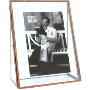 Deknudt Metallrahmen S68PA mit Glasaufsteller Kupfer Schwarz Silber