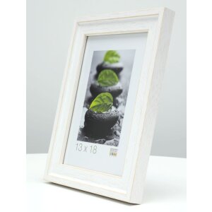 Deknudt Bilderrahmen S45ES1 weiß Holz 9x13 cm bis 40x60 cm