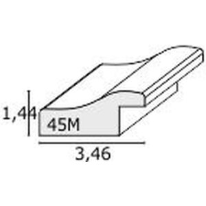 Deknudt Bilderrahmen weiß Kunststoff S45MF1