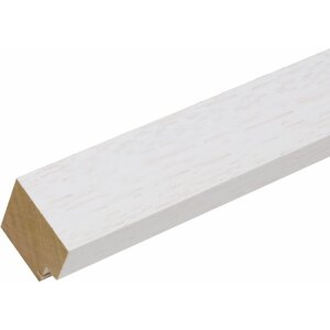 Белая деревянная фоторамка S45PK, 13x18 см до 50x70 см