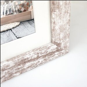 ZEP деревянная фотогалерея Нельсон античный белый 4 фото...