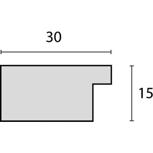 ZEP Nelson деревянная рамка 15x20 см черная