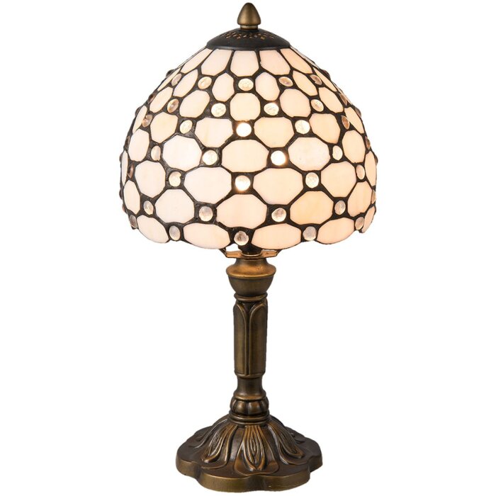 Настольная лампа Tiffany Clayre & Eef 5LL-5879 - Ø 20x38 см E14-макс. 40 Вт натуральный