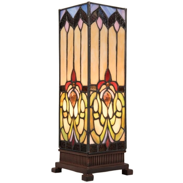 Настольная лампа Clayre & Eef 5LL-5906 Tiffany 12x12x35 см-E14-Max.1x25 Вт