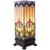 Настольная лампа Tiffany Clayre & Eef 5LL-5907 - 17x17x44 см - E27-Max.1x40 Watt multi