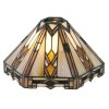 Стеклянный абажур Tiffany Clayre & Eef 5LL-9113 - 26x22x15 см E27 - KH 6 см мульти