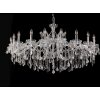 Люстра Clayre & Eef 5LL-CR63 - 18 лампочек 64xØ 120 см 18x E14-40w прозрачная
