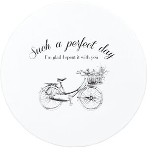 Стол и 2 стула Clayre & Eef Ø 60x70 см, белый