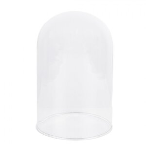 Стеклянная банка-колокол Clayre & Eef 6GL2168 - Ø 12x17 см прозрачная