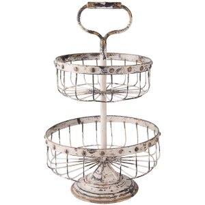 Шезлонг Clayre & Eef 6Y2643 - Ø 30x50 см белый...