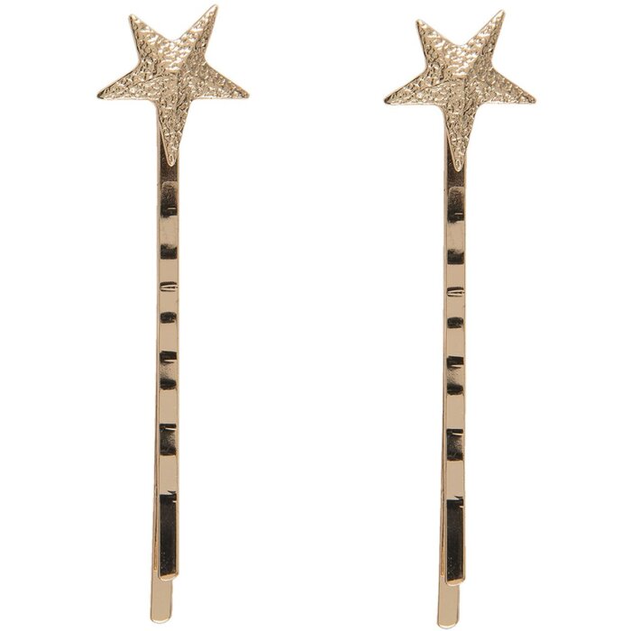 Заколка Звездный свет (комплект 2) Clayre & Eef JZHC0013GO - золото