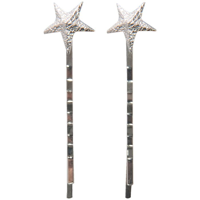 Заколка для волос Звездный свет (комплект 2) Clayre & Eef JZHC0013ZI - серебро