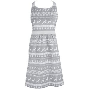 Фартук Clayre & Eef NOG41A - 70x85 см серый