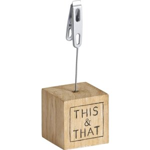 Walther Dreams Fotoclip braun Holz-Bildhalter mit...