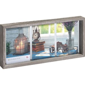 Рамка для галереи Рустик 3 фото 10x15 см серая