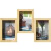 Рамка для галереи Рустик 3 фото 10x15 см натуральная