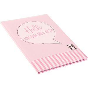 Бабушка-дневник Goldbuch «Я новенький здесь» розовый 21x28 см