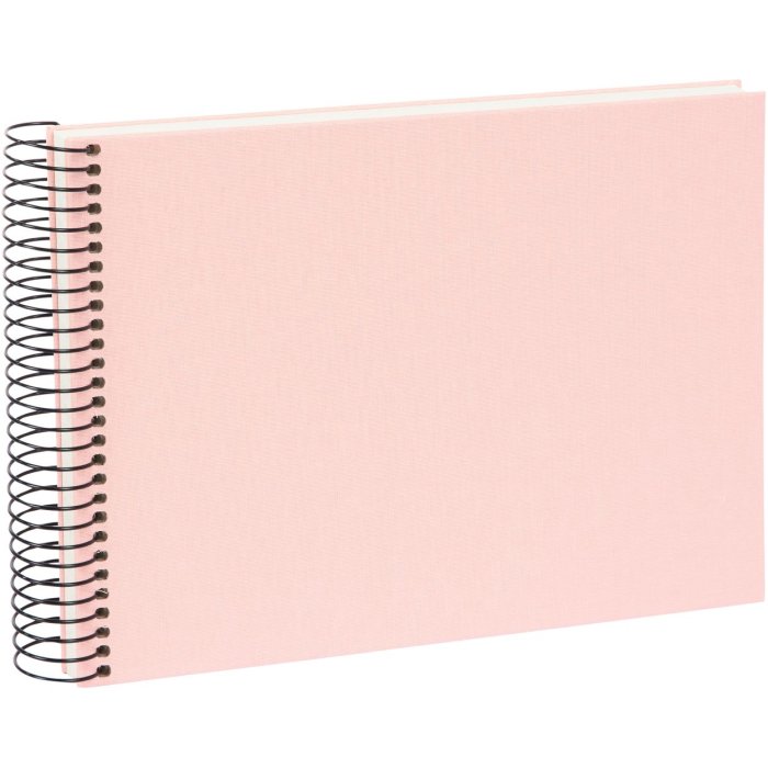 Goldbuch Spiralalbum Bella Vista rosé 24x17 cm 40 weiße Seiten