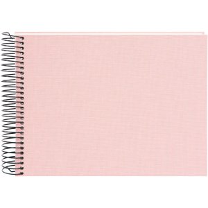 Goldbuch Spiralalbum Bella Vista rosé 24x17 cm 40 weiße Seiten