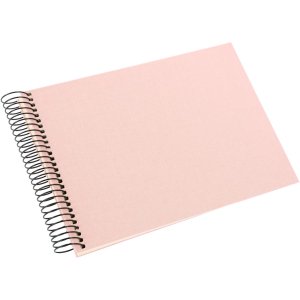 Goldbuch Spiralalbum Bella Vista rosé 24x17 cm 40 weiße Seiten