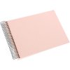Goldbuch Spiralalbum Bella Vista rosé 24x17 cm 40 weiße Seiten