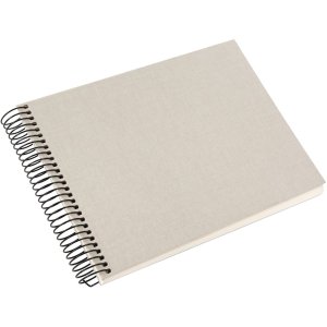 Goldbuch Spiralalbum Bella Vista sandgrau 24x17 cm 40 weiße Seiten