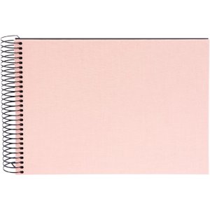 Goldbuch Spiralalbum Bella Vista rosé 24x17 cm 40 schwarze Seiten