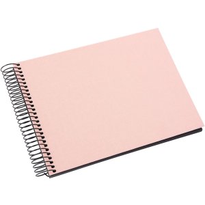 Goldbuch Spiralalbum Bella Vista rosé 24x17 cm 40 schwarze Seiten